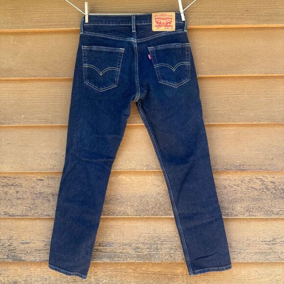 Levi's Mens 511 Dark Blue Straight Jeans Size 30x30 - Picture 3 of 13